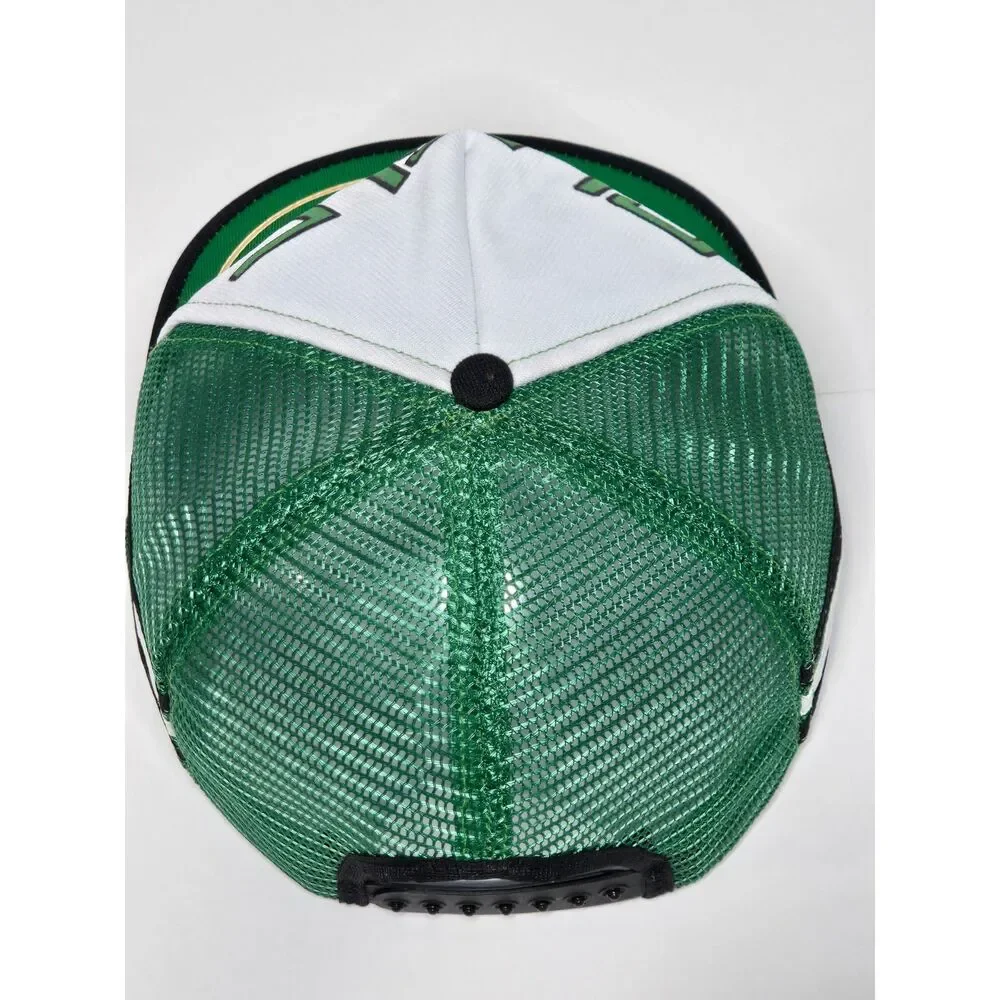 Vintage 80s Slagle Mechanical Contractors Trucker Hat | Green / White Snapback